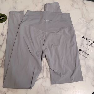 NVGTN Large Light Gray Leggings NEW